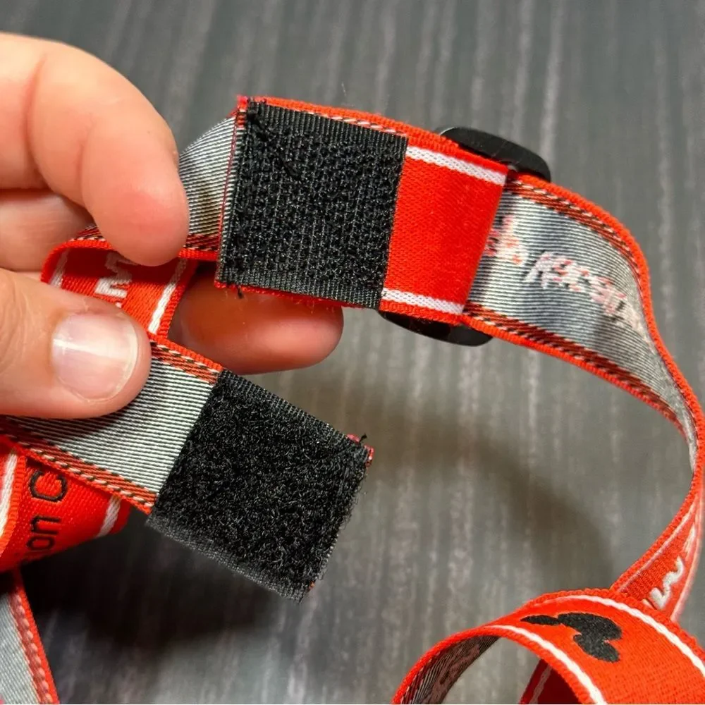 2 Red Disney Vacation Club Member Adjustable Lanyards w/ Plastic Cards Holders